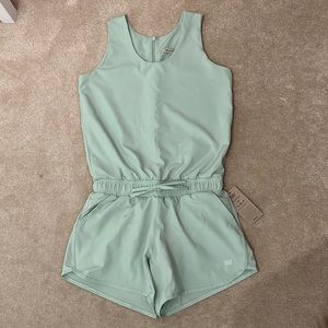 Women’s Albion Fit Mint Green Sleeveless Romper Size XS NWT